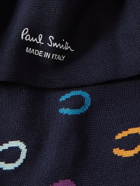 PAUL SMITH - Stanley Intarsia Cotton-Blend Socks