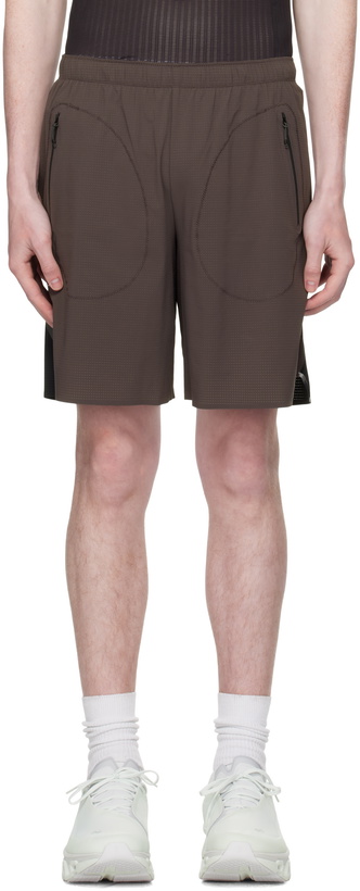 Photo: Soar Running Gray & Black Long Summer Shorts