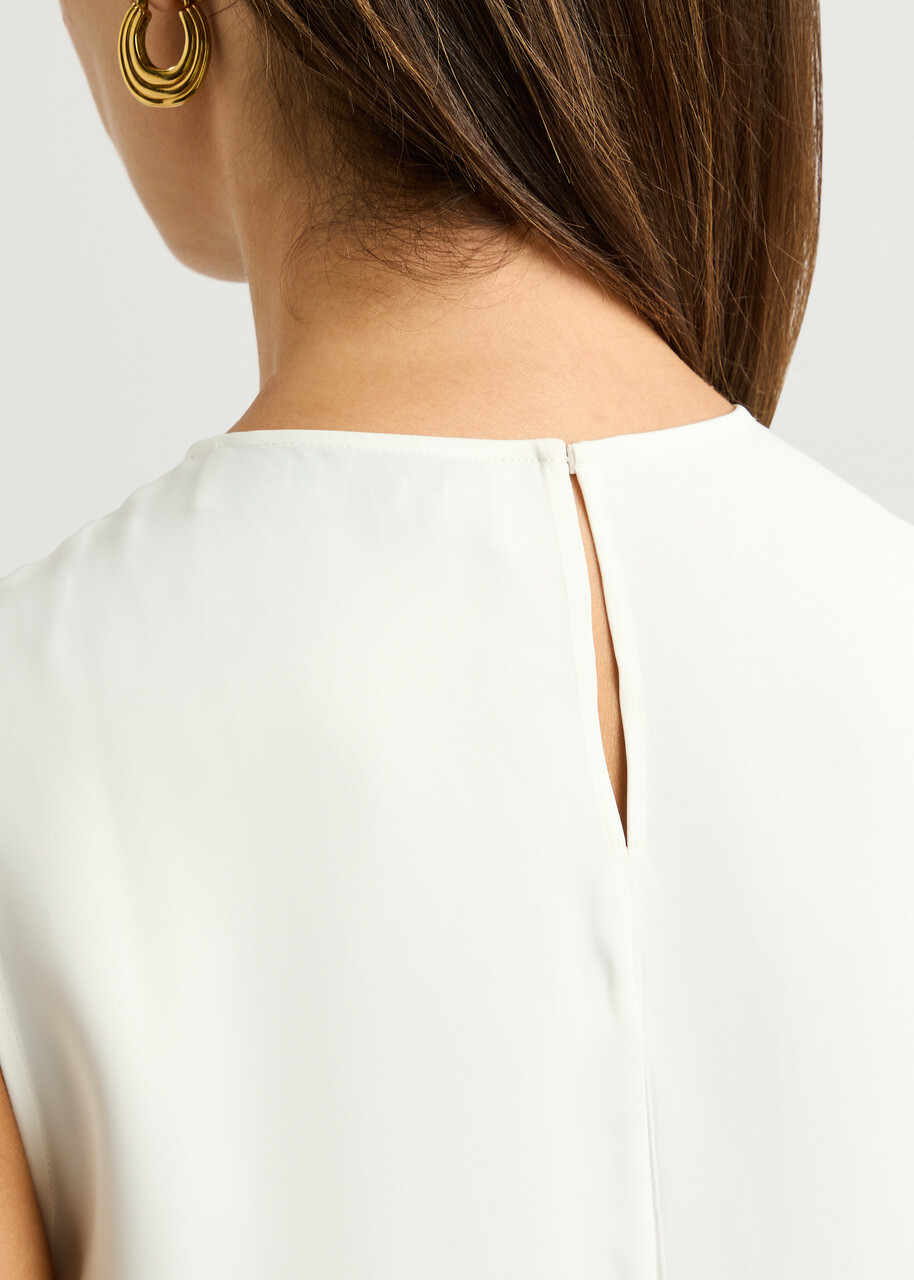 Rohe Matte Satin Maxi Dress Cream