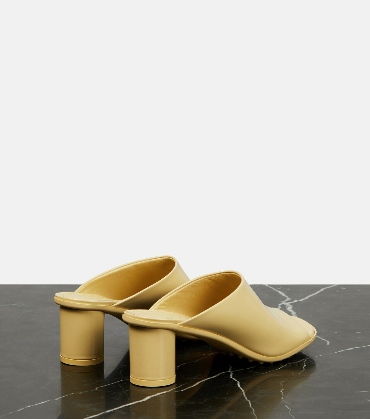 Bottega Veneta Atomic patent leather mules Bottega Veneta