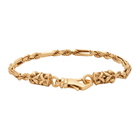 Emanuele Bicocchi Gold Rope and Chain Link Bracelet