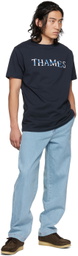 Thames MMXX. SSENSE Exclusive Navy Phantom T-Shirt