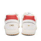 END. x Adidas ZX 420 Sneakers in Off White/White