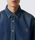 Saint Laurent Cassandre denim shirt