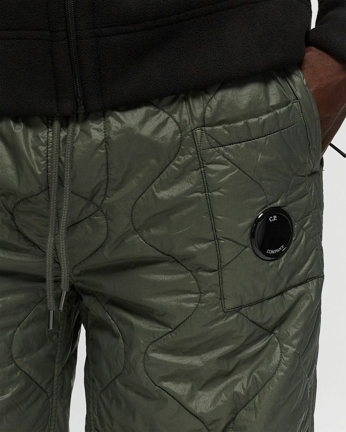 C.P. Company Diagonal Raised Fleece Mixed Quilted Sweatpants C.P. Company Diagonal Raised Fleece Mixed Quilted Sweatpants