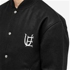 Uniform Experiment Men's Authentic Varisty Jacket in Black