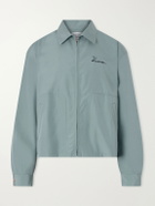 Visvim - Somer Swing Printed Silk and Wool-Blend Jacket - Green