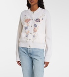 Rabanne Sequined wool and cashmere cardigan