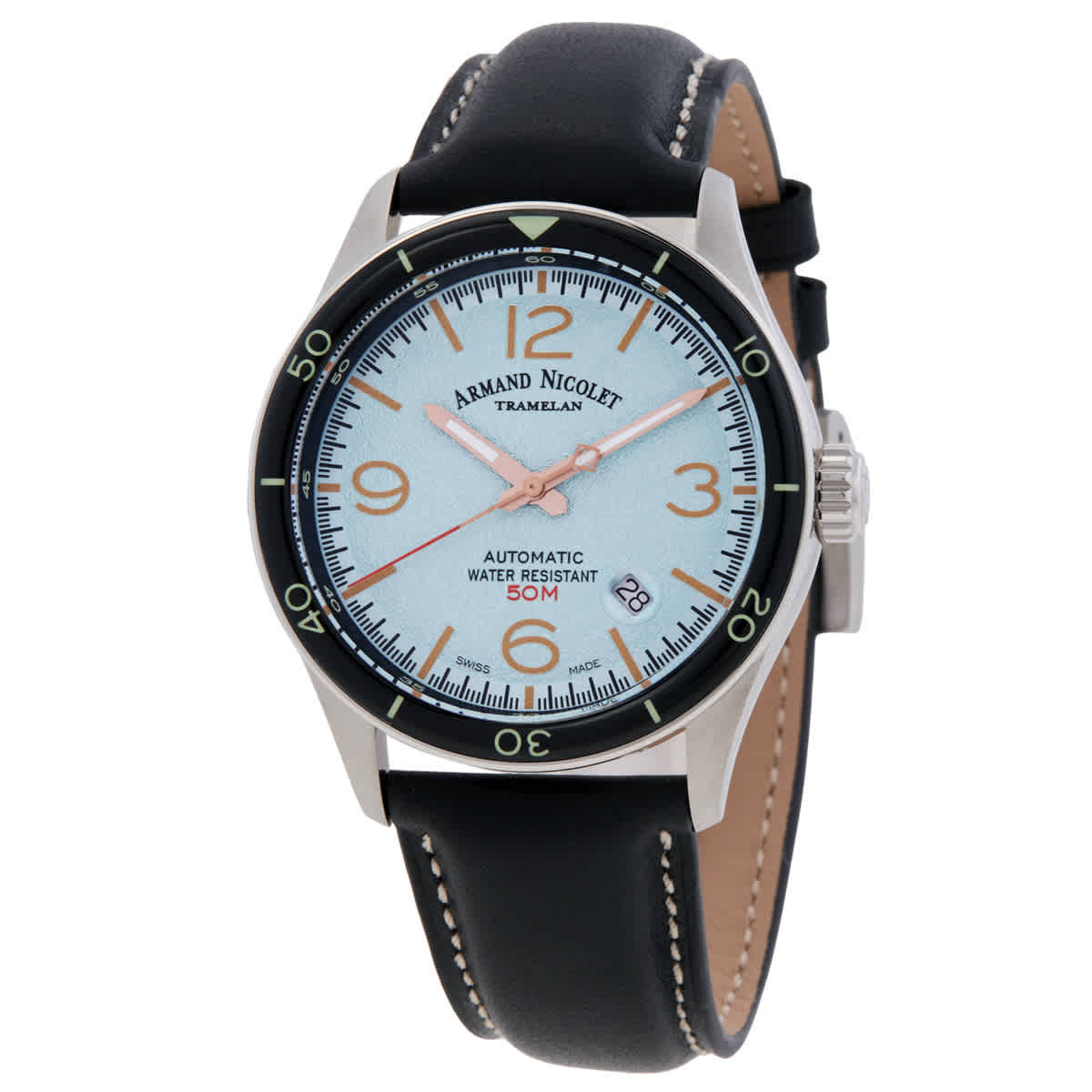 Armand Nicolet M2H Automatic Mens Watch A740HNA-ZS-P140NR2