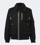 Sacai Wool blouson jacket