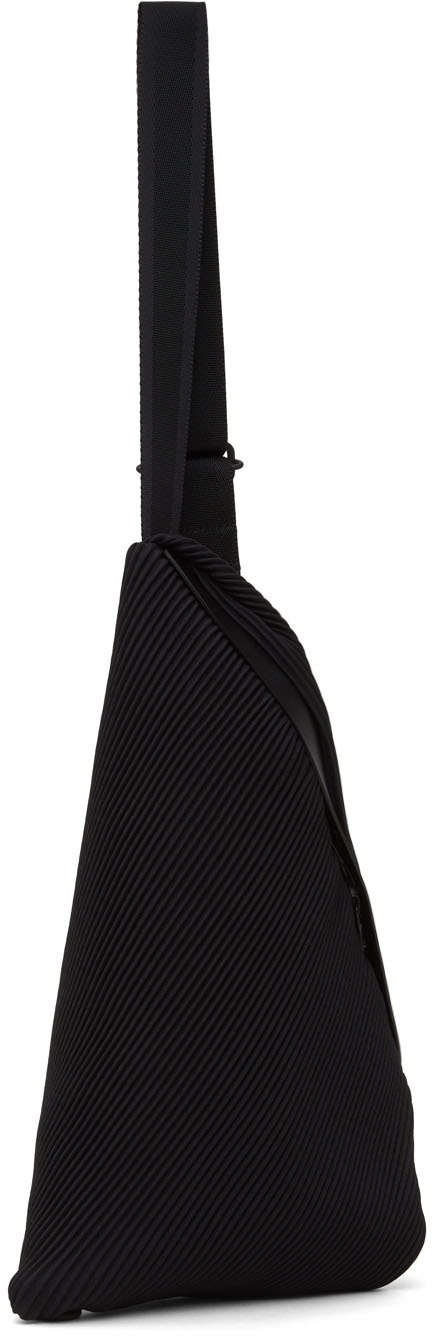 Black Leaf small technical-pleated cross-body bag, Pleats Please Issey  Miyake