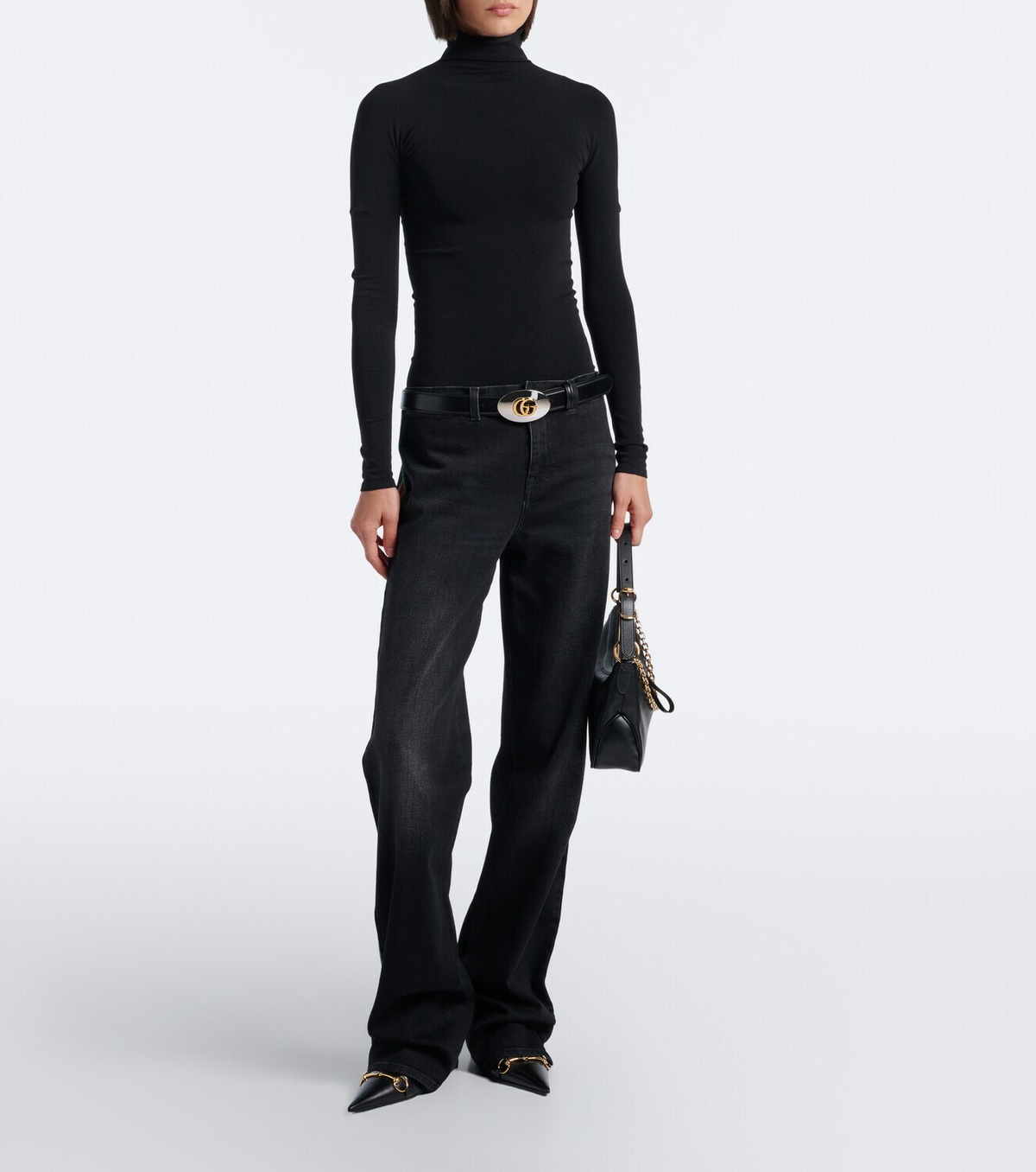 Gucci Starlet Medium leather shoulder bag