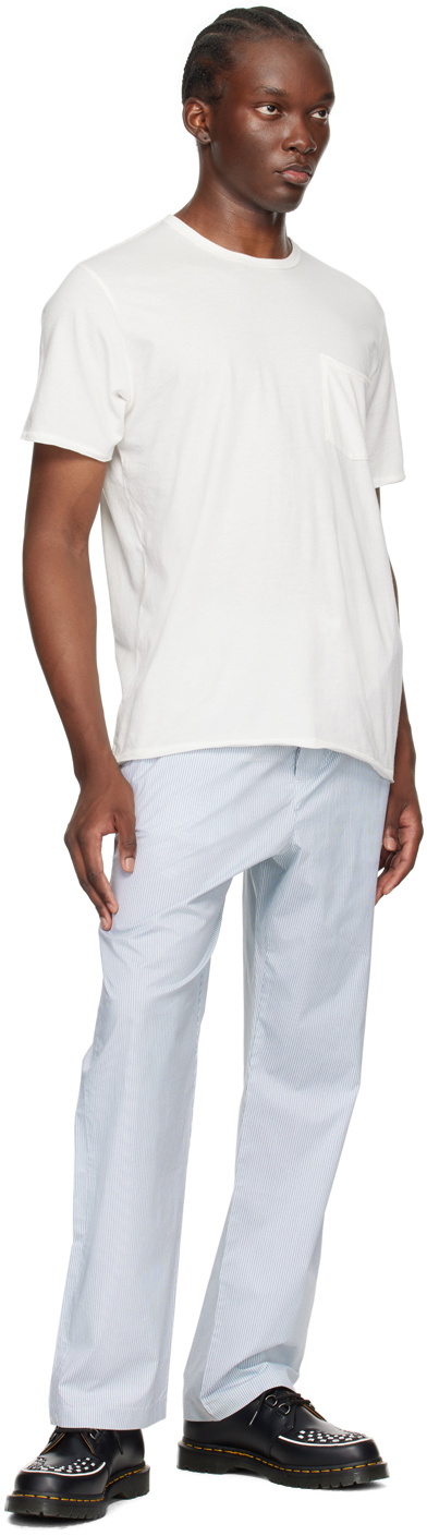 rag & bone White Miles T-Shirt Rag and Bone