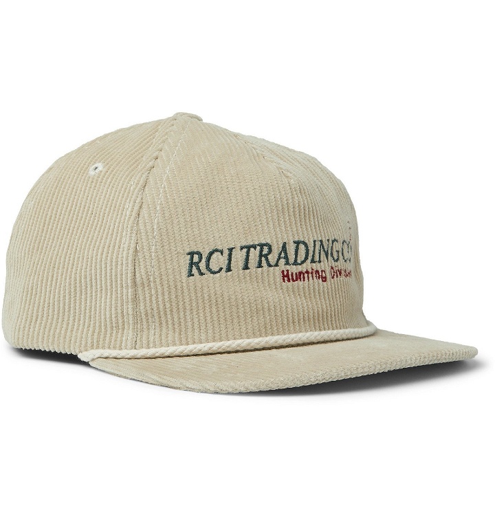 Photo: Reese Cooper® - Embroidered Cotton-Corduroy Baseball Cap - Neutrals