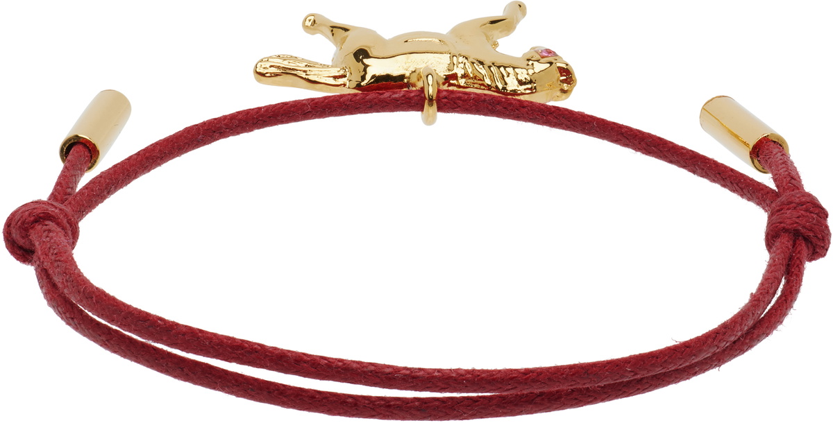 Marni Shoelace Horse Charm Bracelet