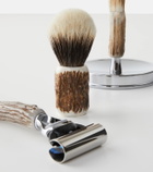 Lorenzi Milano Stag antler toilet shaving set
