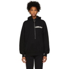 Ambush Black Logo Print Hoodie