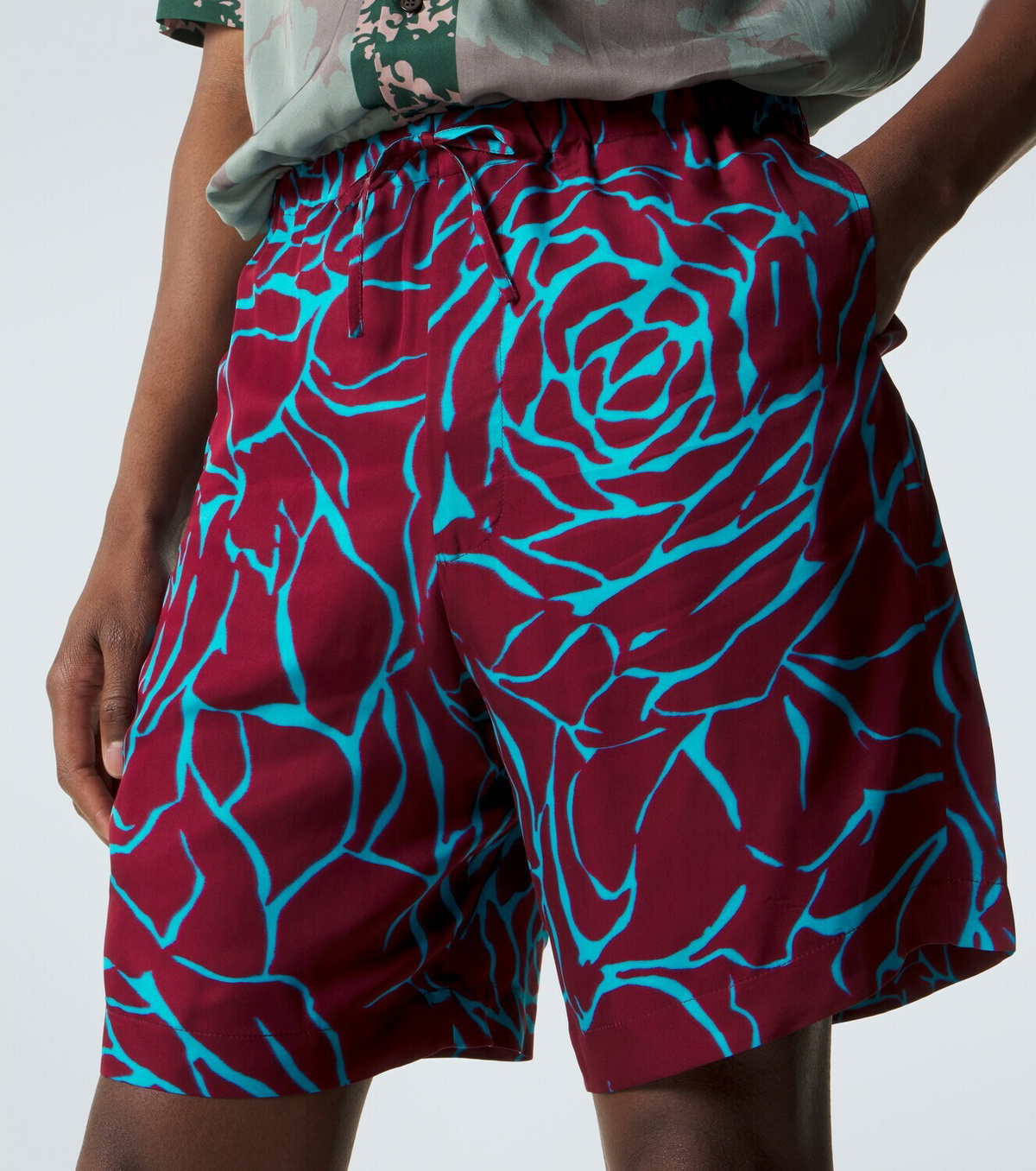Dries Van Noten Floral shorts