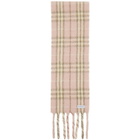 Burberry Pink Small Check Scarf