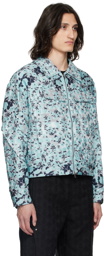 Andersson Bell Blue Fabrian Flower Jacket