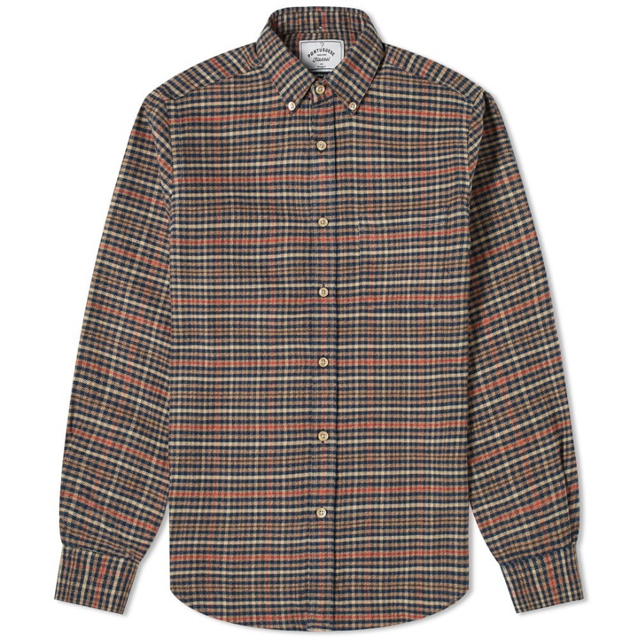 Photo: Portuguese Flannel Twill Button Down Check Shirt
