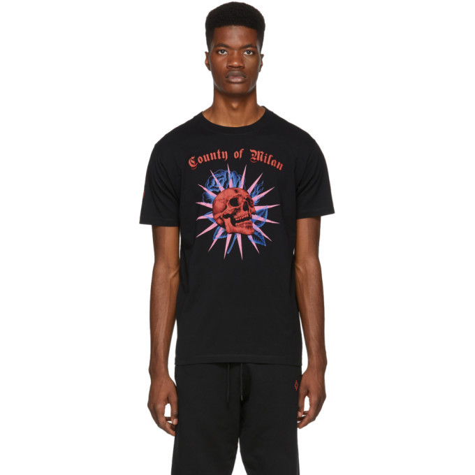 Photo: Marcelo Burlon County of Milan Black Skull T-Shirt