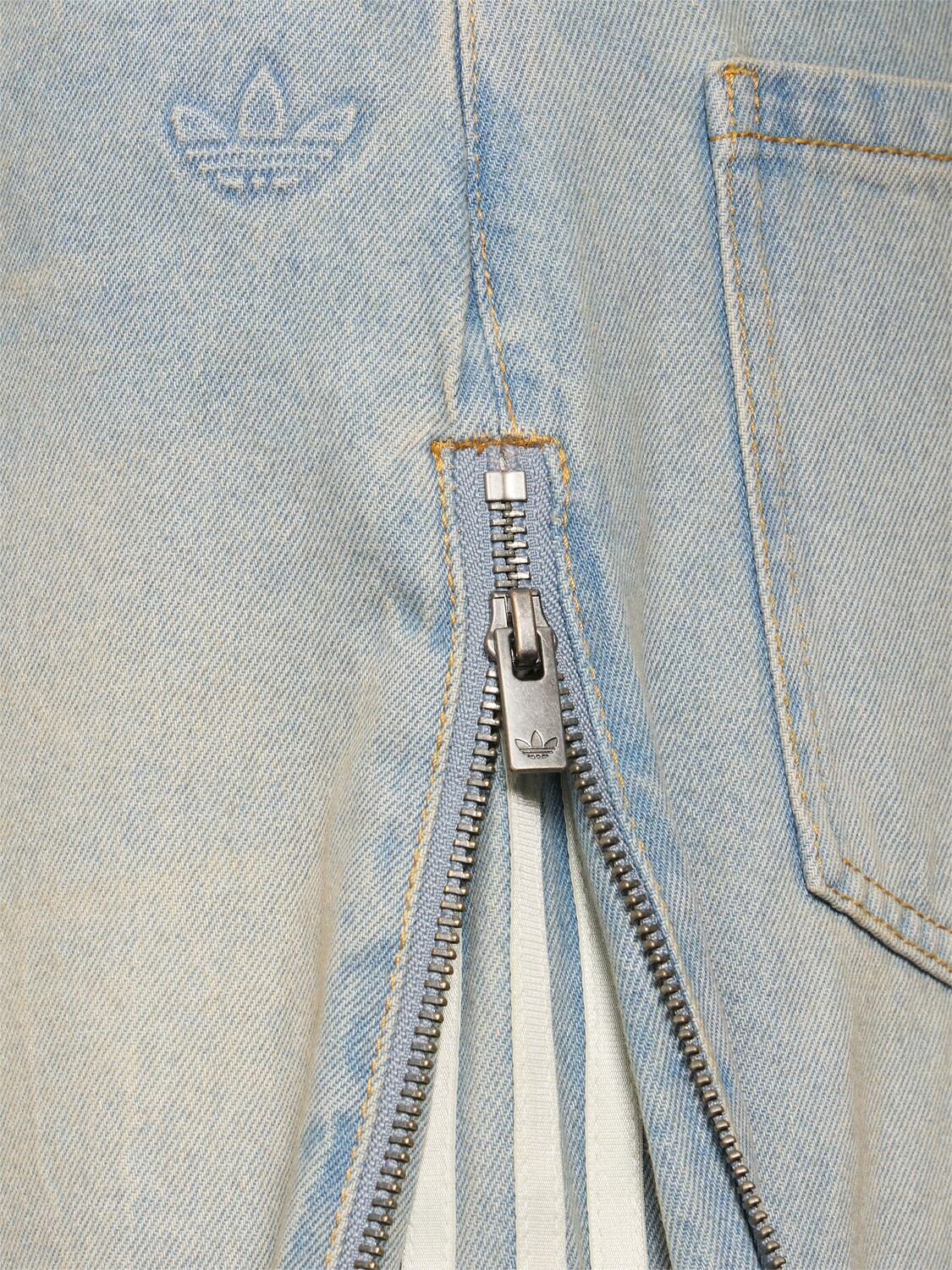 ADIDAS ORIGINALS Denim Wide Pants adidas Originals ADIDAS ORIGINALS Denim Wide Pants adidas Originals