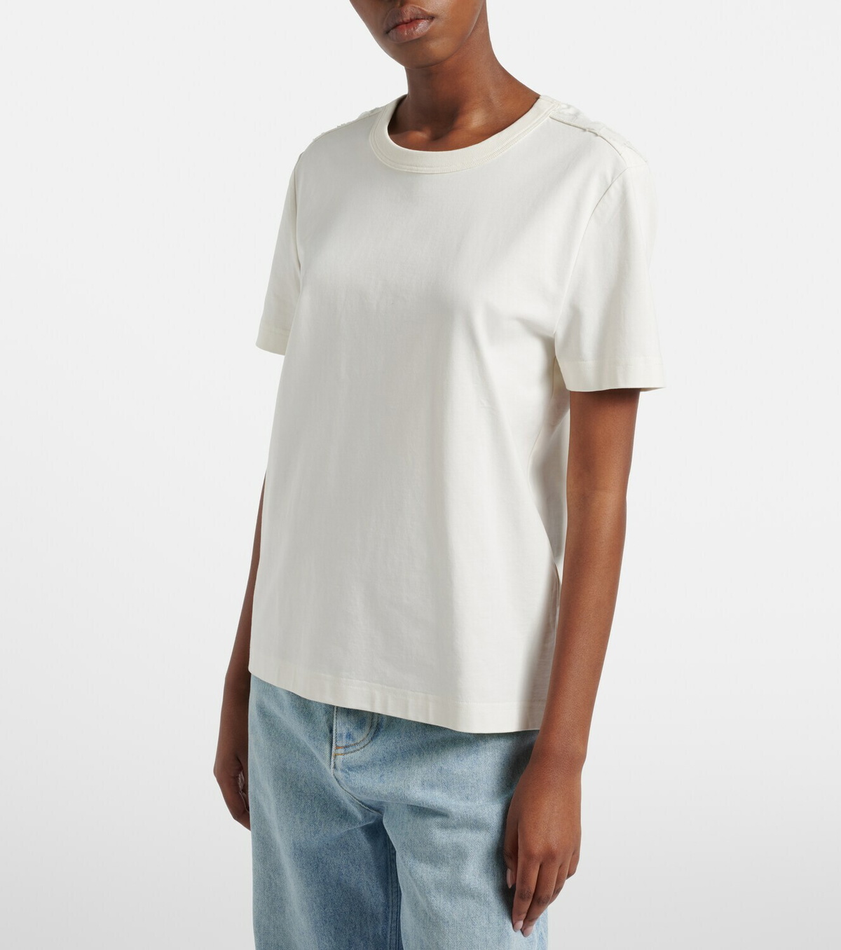 Bottega Veneta Intrecciato cotton jersey T-shirt