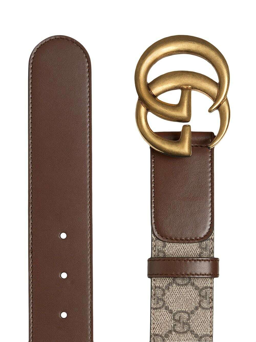 GUCCI - Gg Marmont Leather Belt Gucci