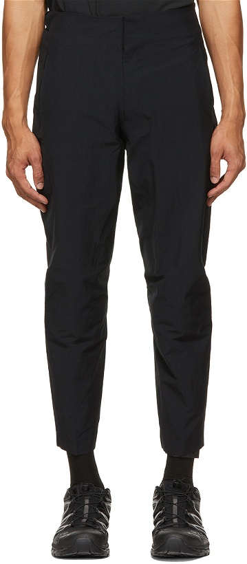 Photo: Descente Allterrain Black Layered Gaiter Relaxed Fit Trousers
