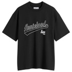 ANNIE HOOD Men's Baseball T-Shirt in Black