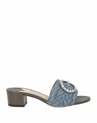 Jimmy Choo Womens Sandals Slate in Blue