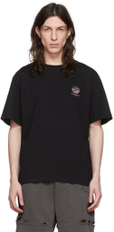 C2H4 Black Cotton T-Shirt