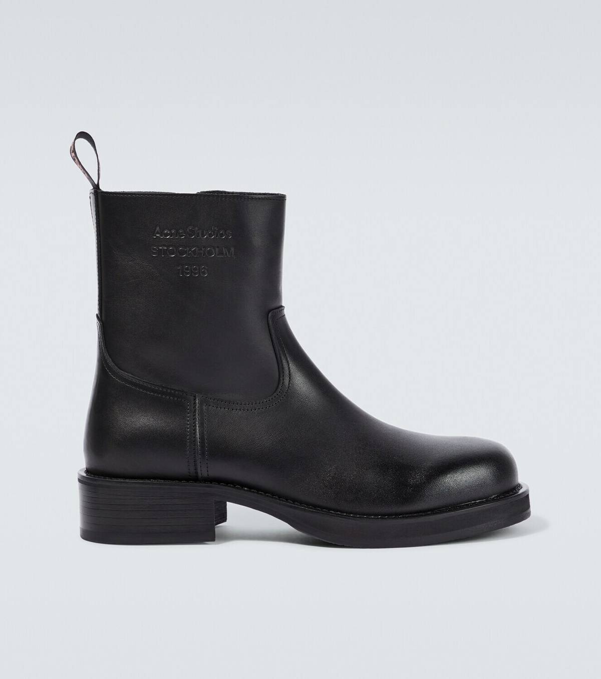 靴 ACNE STUDIOS kevin boots ACNE STUDIOS + NET SUSTAIN embellished leather knee boots