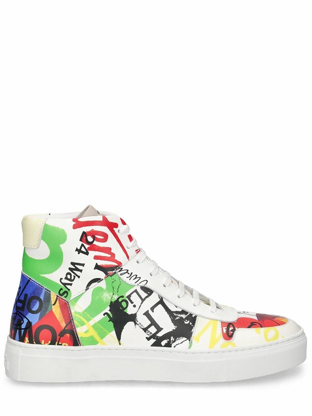 Photo: VIVIENNE WESTWOOD - 10mm Classic Leather High Top Sneakers