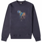 Paul Smith Men's Zebra Crew Sweat in Blue