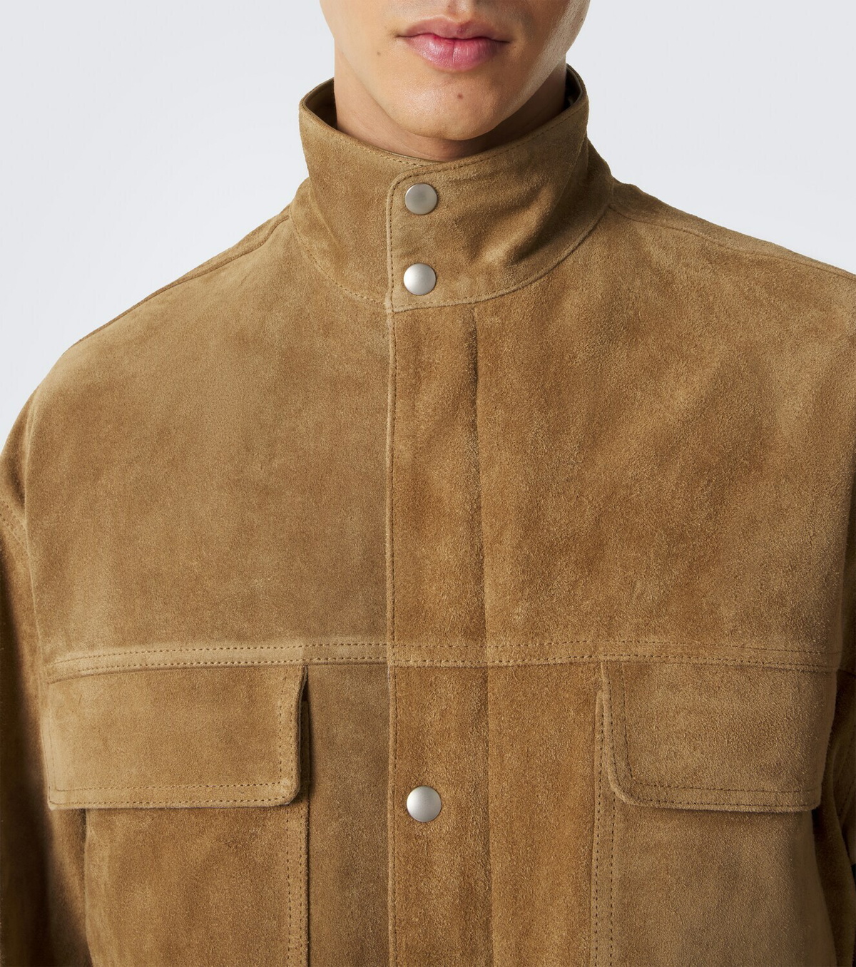 Arma Doran belted suede jacket