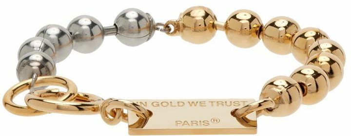 Photo: IN GOLD WE TRUST PARIS Gold Bold Ball Chain Bracelet