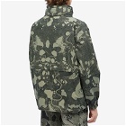P.A.M. Men's Reversible Geo Mapping Parka Jacket in Swamp