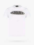 Dsquared2 D2 Surf Board Tee White   Mens