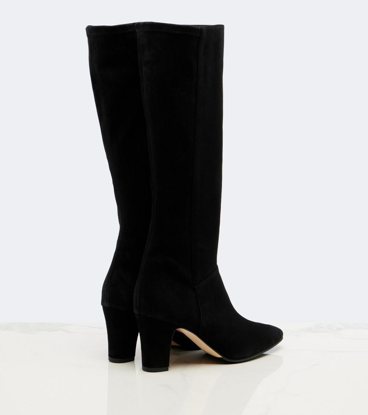 Manolo Blahnik Pitana suede knee-high boots
