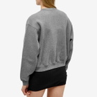 Alexander Wang Women's Glitter Essential Terry Sweater in Grey
