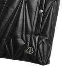 Rick Owens x Moncler Geocamo Flight Leather Vest in Black