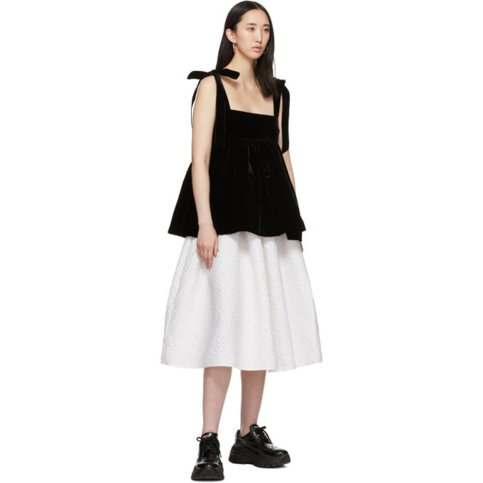 Cecilie Bahnsen Black Bandeau Celina Top Cecilie Bahnsen