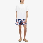 Folk Men's Damien Poulain Swim Shorts in Moon Print Dp