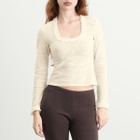 My Mum Made It Women's Lace Poem Top in White
