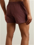 Derek Rose - Ledbury 65 Slim-Fit Printed Cotton-Poplin Boxer Shorts - Brown