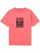 MANAAKI - Maunga Printed Cotton-Jersey T-Shirt - Pink