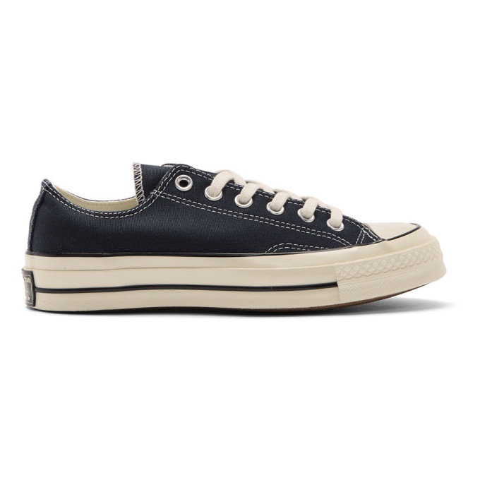 Photo: Converse Navy Chuck 70 Low Sneakers