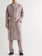 Paul Smith - Belted Striped Cotton-Poplin Robe - Multi